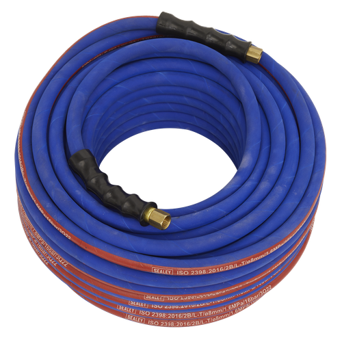 Extra-Heavy-Duty Air Hose with 1/4"BSP Unions 30m x 8mm