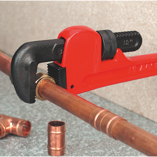 Premier Cast Steel Pipe Wrench European Pattern 200mm