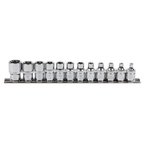 Premier TRX-Star* Socket Set 3/8"Sq Drive E4-E20 12pc