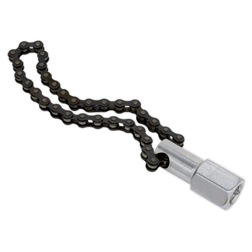Oil Filter Chain Wrench 1/2"Sq Drive 120mm Capacity