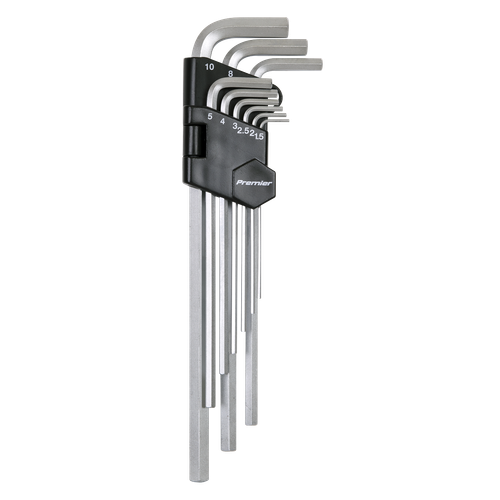 Premier Extra-Long Hex Key Set 9pc