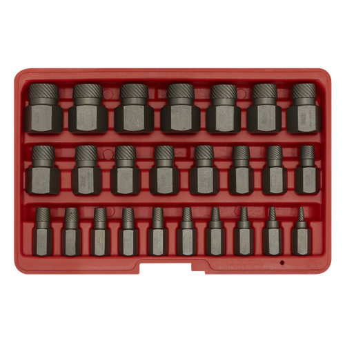 Multi-Spline Screw Extractor Set 25pc