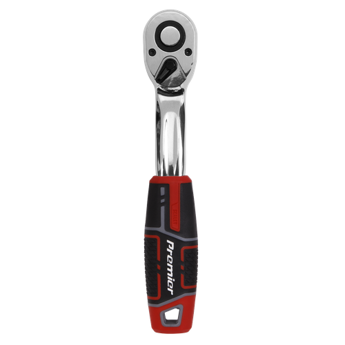 Premier Pear-Head Offset Ratchet Wrench with Flip Reverse 1/2"Sq Drive