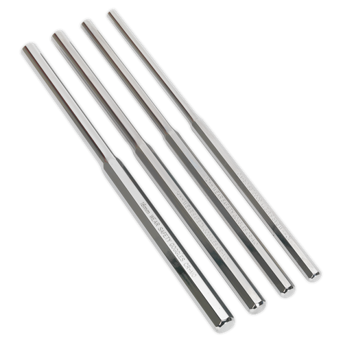 Premier Extra-Long Parallel Pin Punch Set 4pc