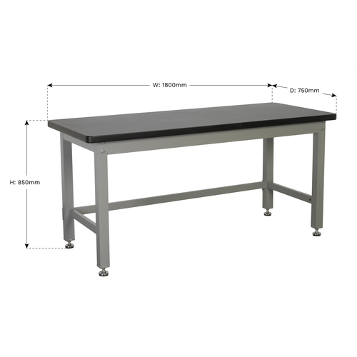 Premier Industrial™ Steel Workbench 1.8m