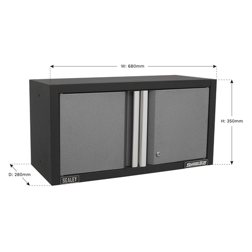 Superline PRO® Modular Wall Cabinet 2 Door 680mm
