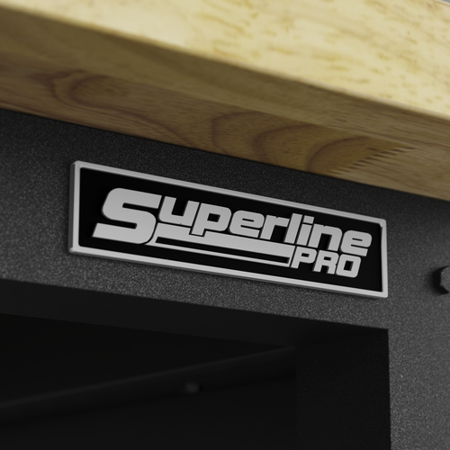 Superline PRO® Modular Workbench with Wooden Worktop 1265mm