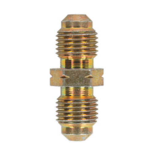Male to Male Brake Tube Connector M10 x 1mm - Pack of 10