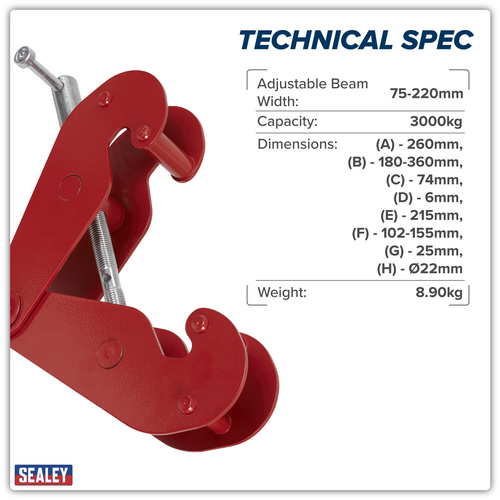 Beam Clamp 3 Tonne