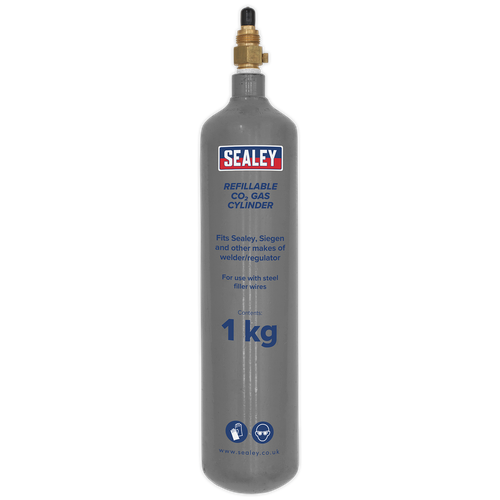 Refillable Carbon Dioxide Gas Cylinder 1kg