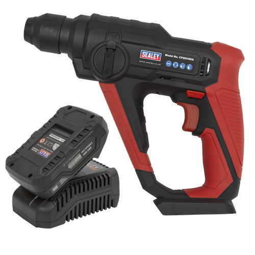 SV20 Series SDS Plus Cordless Rotary Hammer Drill Kit 20V 2Ah