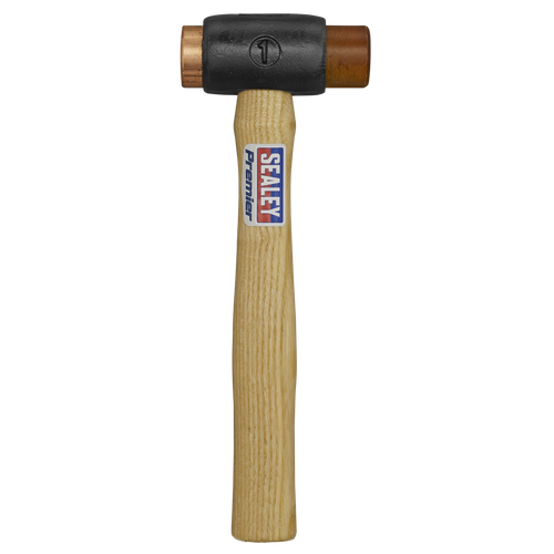 Premier Copper/Rawhide Faced Hammer with Hickory Shaft 1.5lb