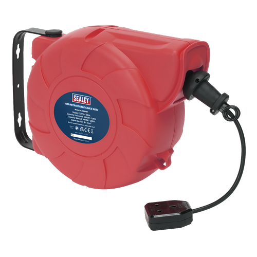 15m Retractable Cable Reel System 1 x 230V