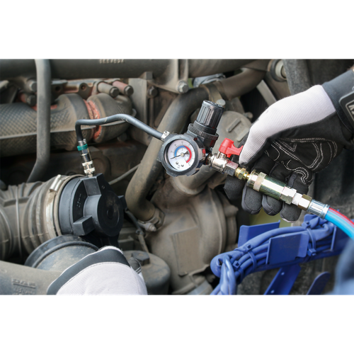 Turbo System Leakage Tester for Commercial Vehicles