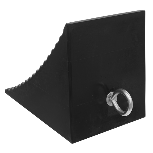 Heavy-Duty Rubber Wheel Chock - Single