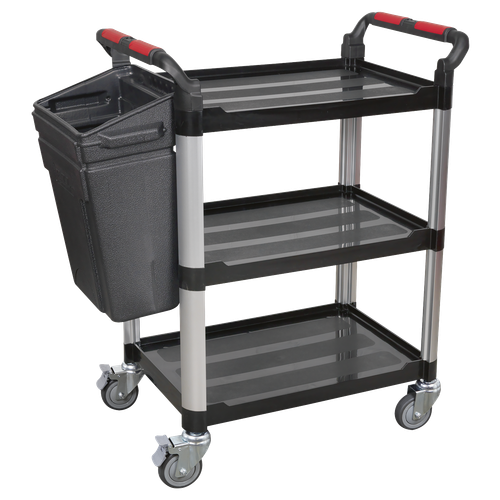Composite Workshop Trolley 3-Level/3 Wall