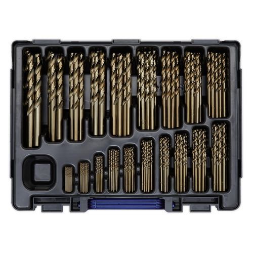 HSS Cobalt Fully Ground Drill Bit Assortment 1-10mm 170pc