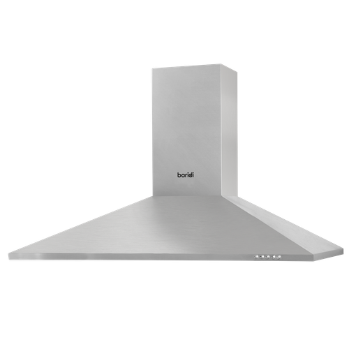 Baridi Cooker Hood with Carbon Filters 90cm - Stainless Steel