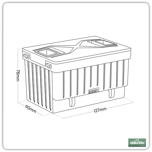Dellonda Battery for Portable Fridges 11.1V