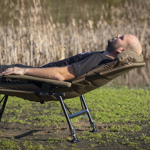 Dellonda Portable Reclining Chair with Armrests