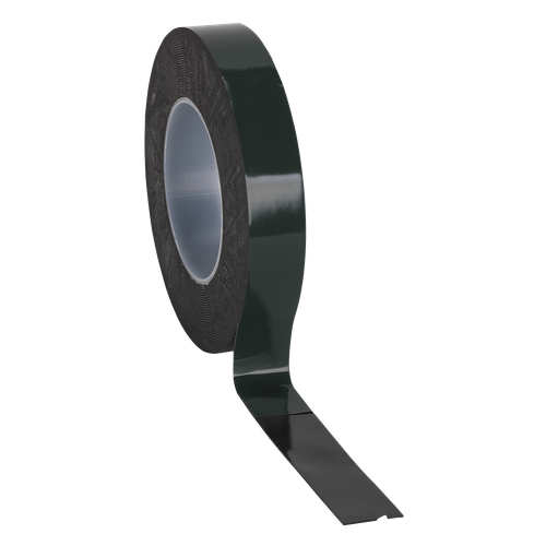 Double-Sided Adhesive Foam Tape 25mm x 10m - Green Backing