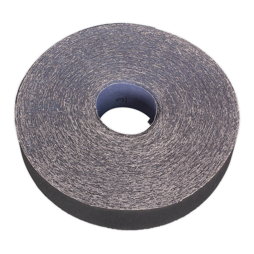 Emery Roll 120Grit 25mm x 50m - Blue Twill