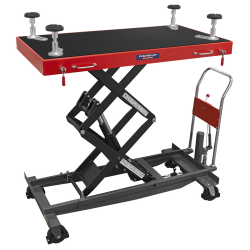 High Lift EV Battery Lift/Hydraulic Platform Truck 1000kg Capacity