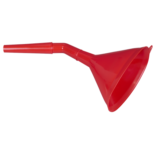 Angled Spout Oval Funnel with Filter 200mm - Medium