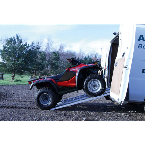 Motorcycle/Trike/ATV & Mini Tractor Ramp Wide Tri-Fold 680kg Capacity