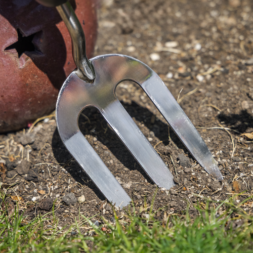 Hand Fork with Soft Grip Handle & Stainless Steel Tines