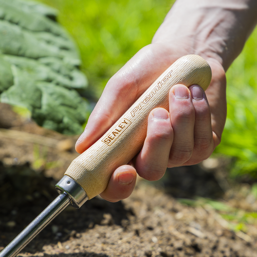 Premier Cultivator with Short Ash Handle & Stainless Steel Tines
