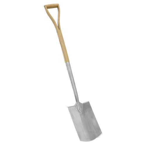 Premier Digging Spade with Ash Y Handle & Stainless Steel Blade