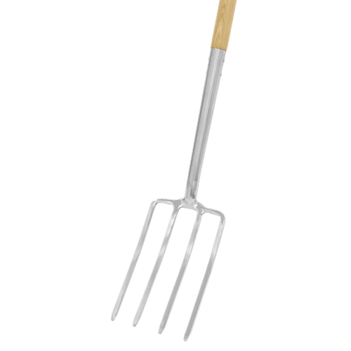 Premier Digging Fork with Ash Handle & Stainless Steel Tines