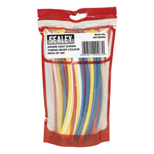 Heat Shrink Tubing 200mm 100pc - Mixed Colours