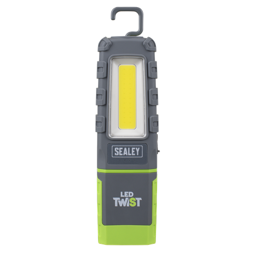 LED Twist Rechargeable Inspection Light, Green - Box of 12