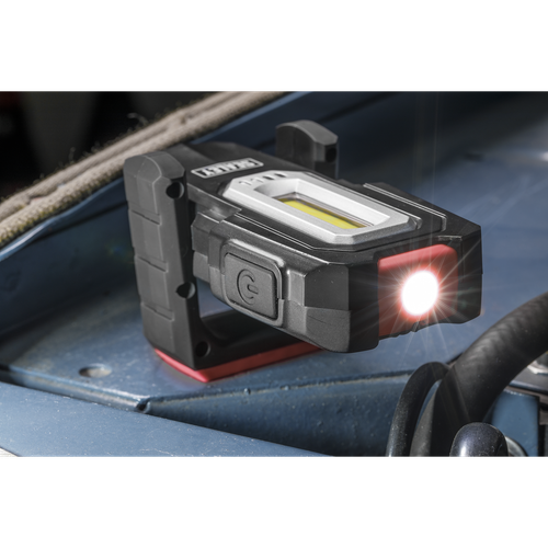 Inspection Light (x2) with Double Wireless Charging Base 3W COB & 1W SMD LED