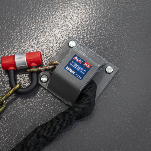 Motorcycle Ground Anchor with Twin Layer Protection