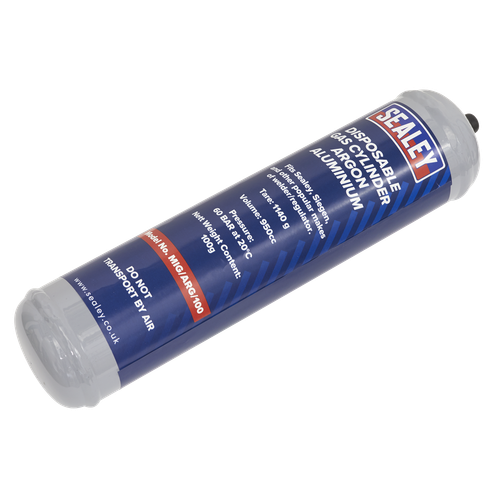 Disposable Argon Gas Cylinder 100g - Box of 12
