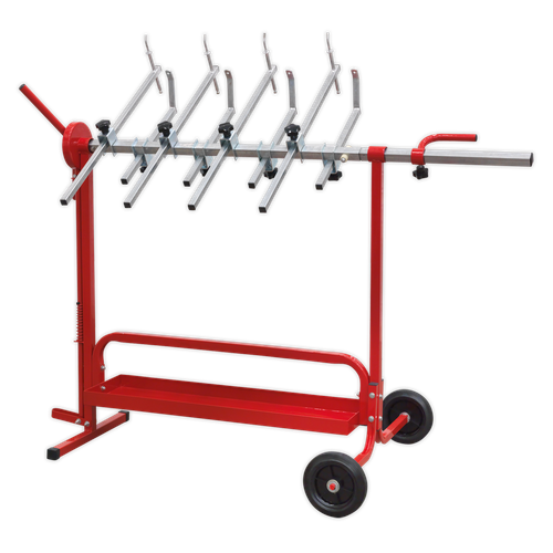 Heavy-Duty Universal Mobile Rotating Panel Stand