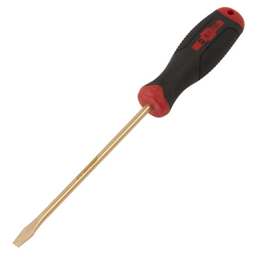 Non-Sparking Slotted Screwdriver 6 x 150mm
