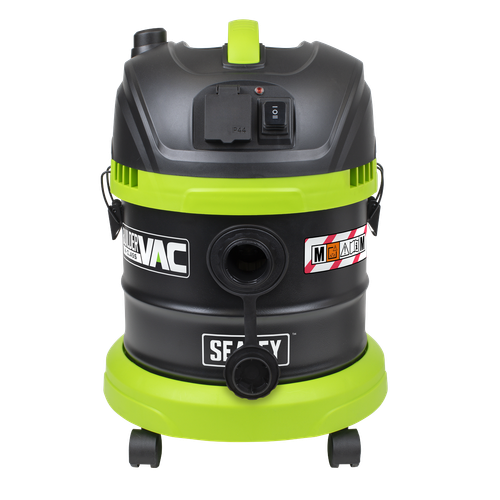 BuilderVac® 15L M Class Vacuum Cleaner Wet & Dry with Stainless Steel Drum 1400W/230V