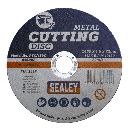 150 x 1.6mm Cutting Disc 22mm Bore