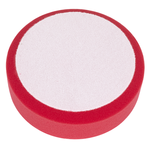 Hook-and-Loop Buffing & Polishing Foam Head 150 x 50mm - Red/Ultra-Soft