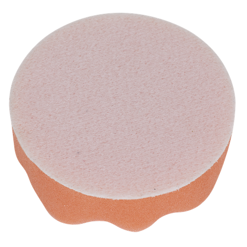 Hook-and-Loop Buffing & Polishing Foam Head 80 x 25mm - Orange/Firm