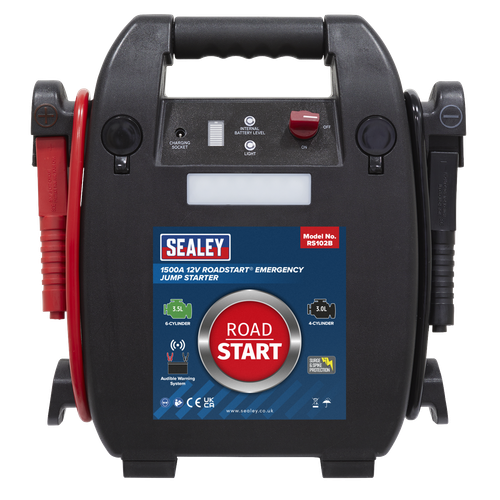 RoadStart® 12V Emergency 6-Cylinder Jump Starter 3.5L