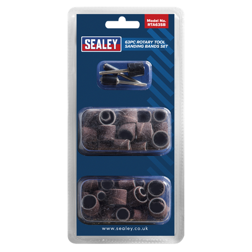 Rotary Tool Sanding Bands Set 63pc