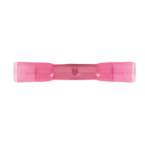 Cold Seal Butt Connector 4.3mm, Red - Pack of 10