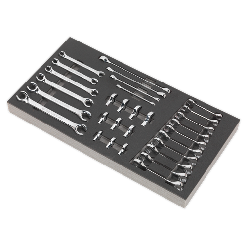 Siegen Specialised Spanner Set with Tool Tray 30pc