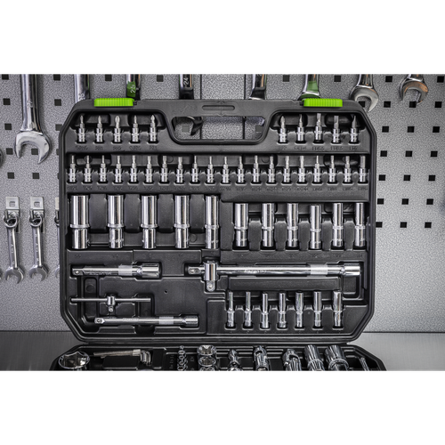 Siegen Socket Set 1/4", 3/8" & 1/2"Sq Drive 171pc