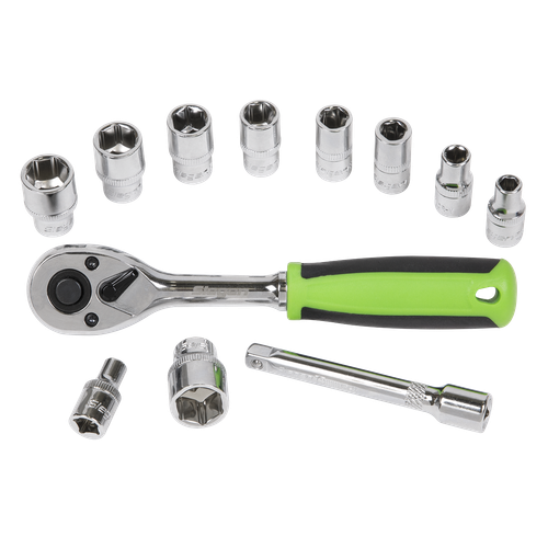 Siegen Socket Set 1/4"Sq Drive 12pc